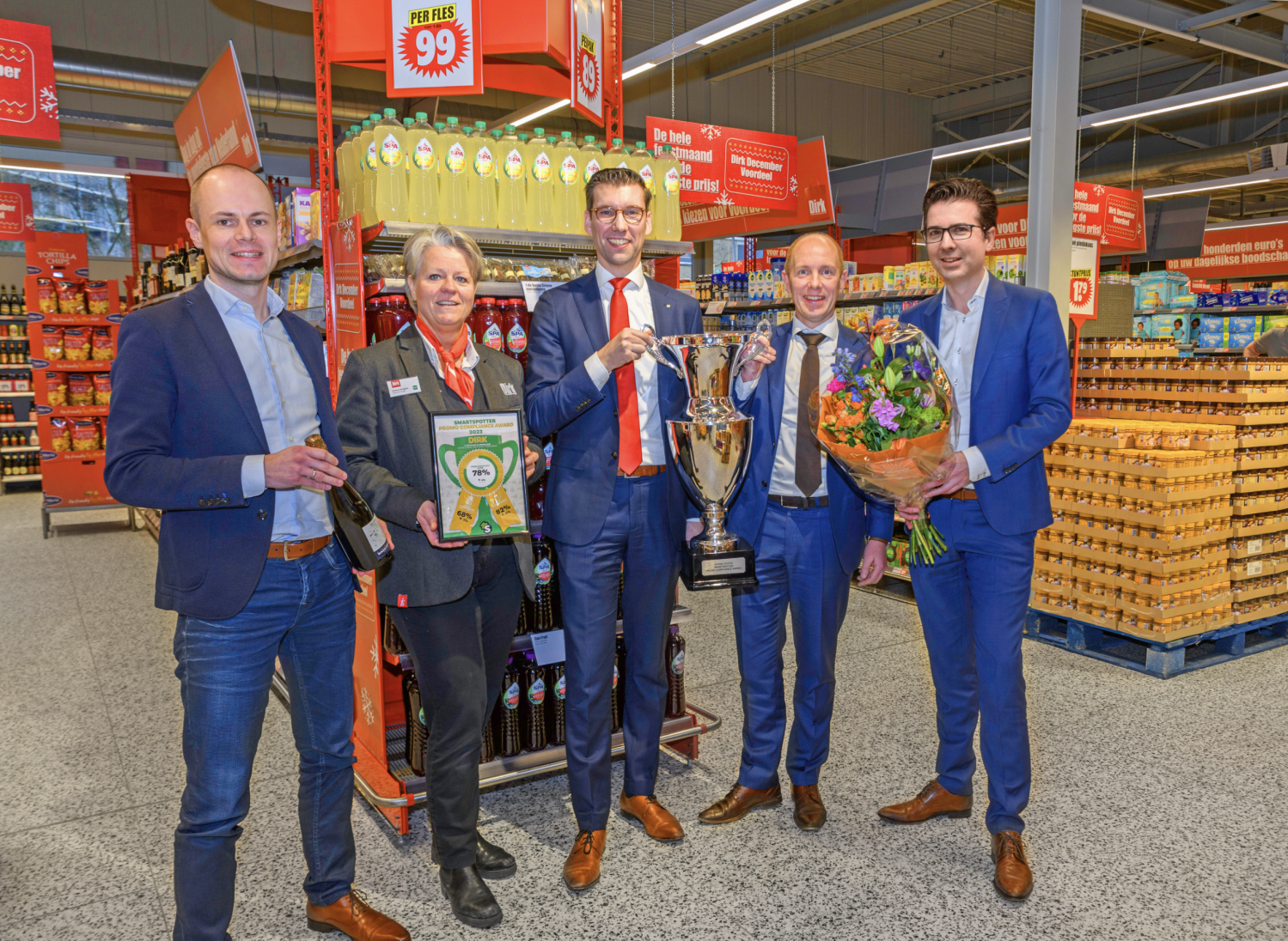 Dirk Supermarkt van het jaar in promo compliance volgens SmartSpotter